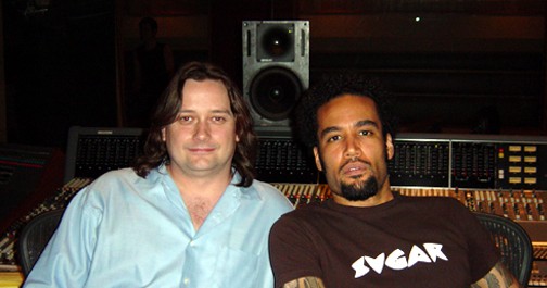 Chris Steinmetz working with Ben Harper